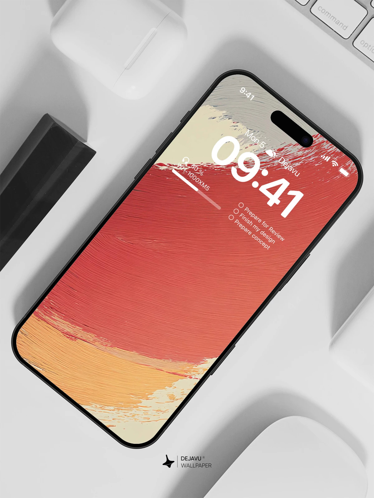 Abstract Color Gradient Wallpaper 4K for iPhone Lock Screen
