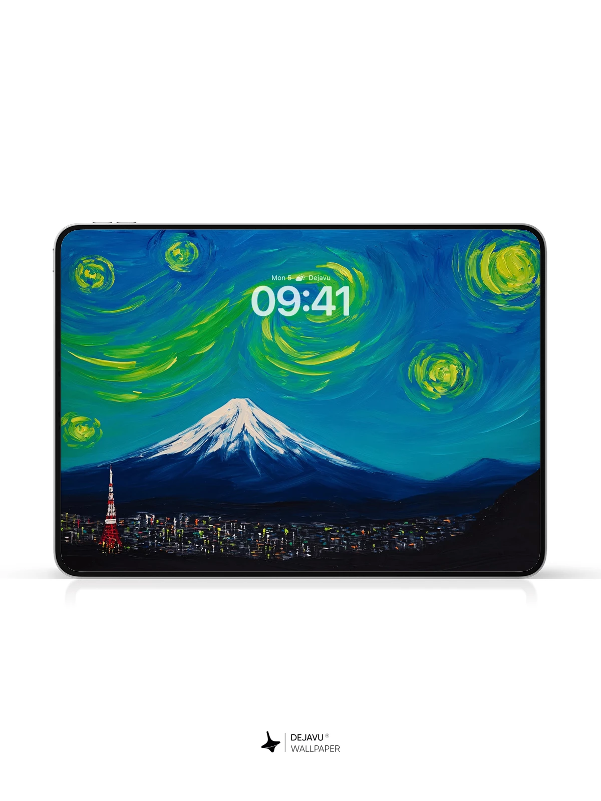 富士山星空壁纸4K iPhone锁屏