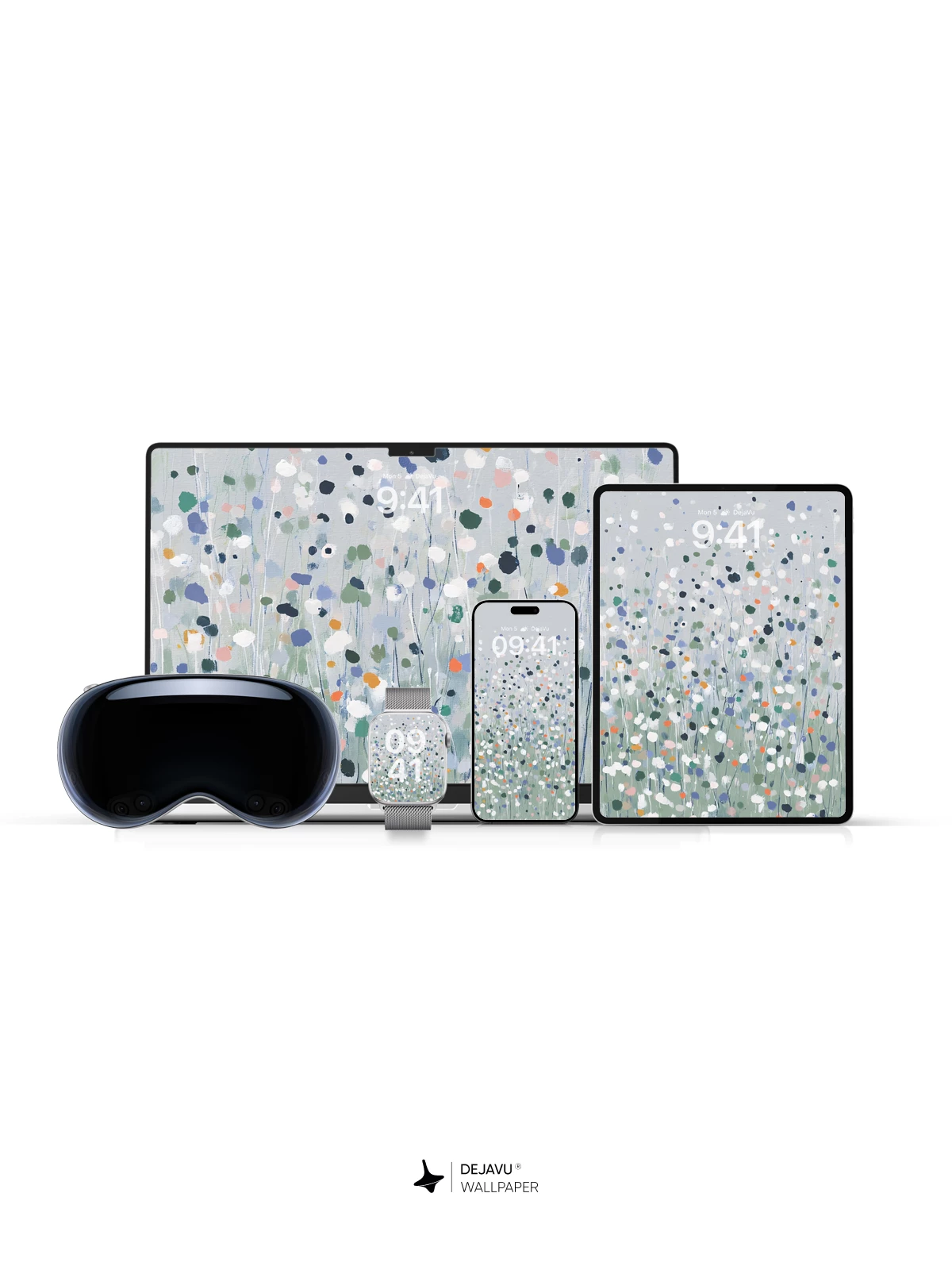 抽象花卉壁纸 4K 适用于iPhone锁屏
