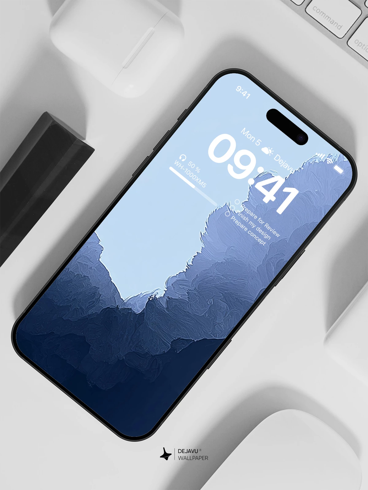 Abstract Mountain Wallpaper 4K for iPhone Lock Screen