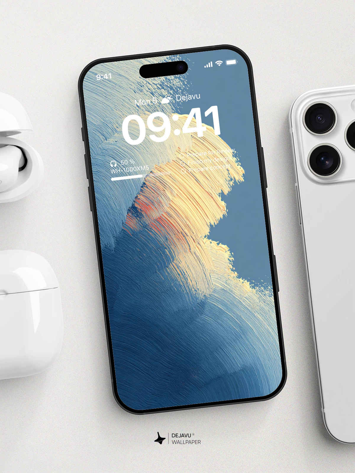 抽象笔触艺术壁纸4K iPhone锁屏