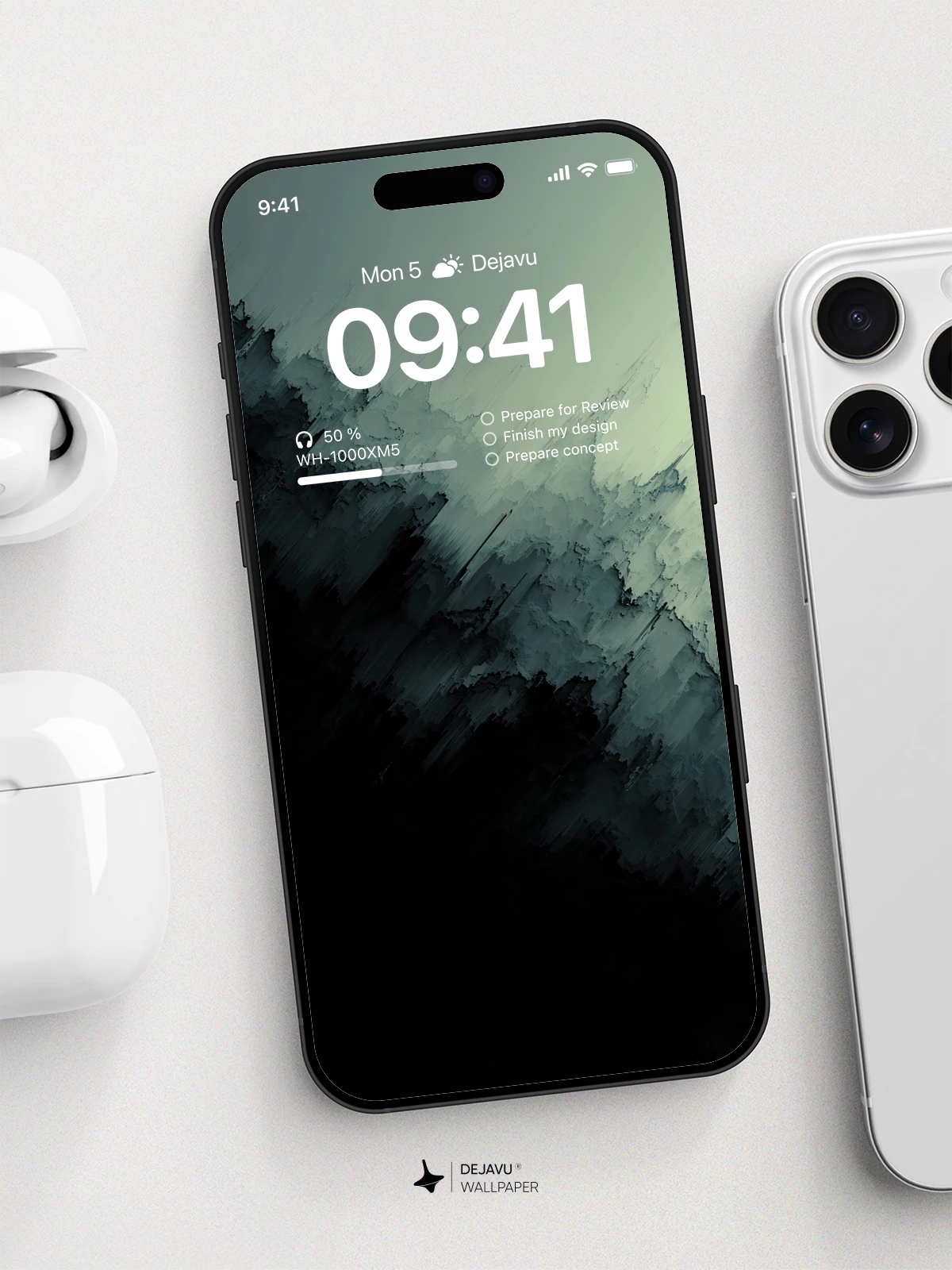 抽象水墨壁纸4K for iPhone Lock Screen