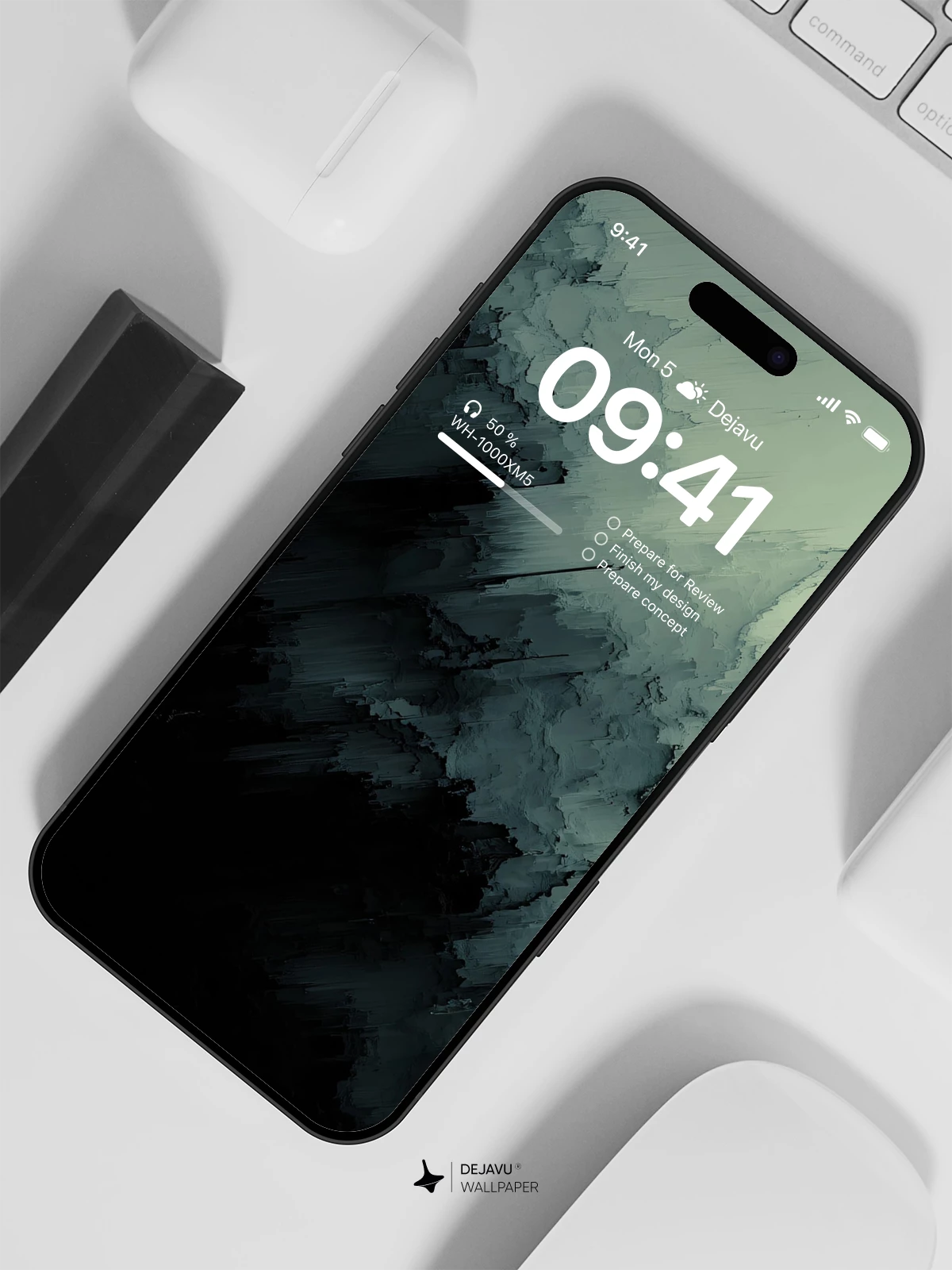 抽象水墨壁纸4K for iPhone Lock Screen