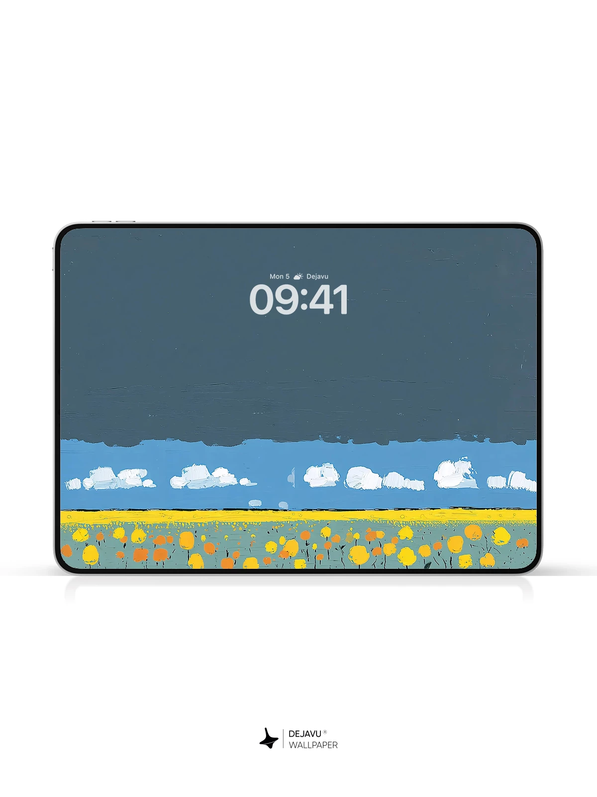 Yellow Flower Field Wallpaper 4K for iPhone Lock Screen