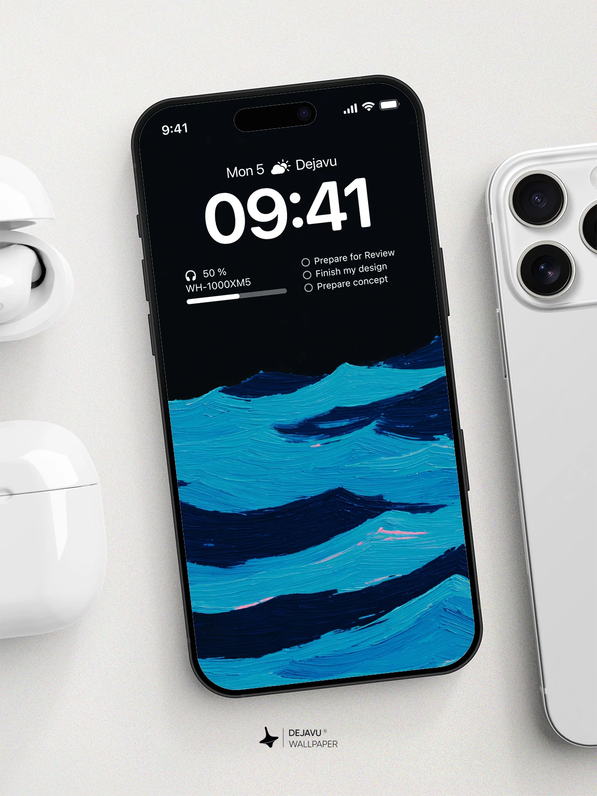 海浪壁纸4K iPhone锁屏