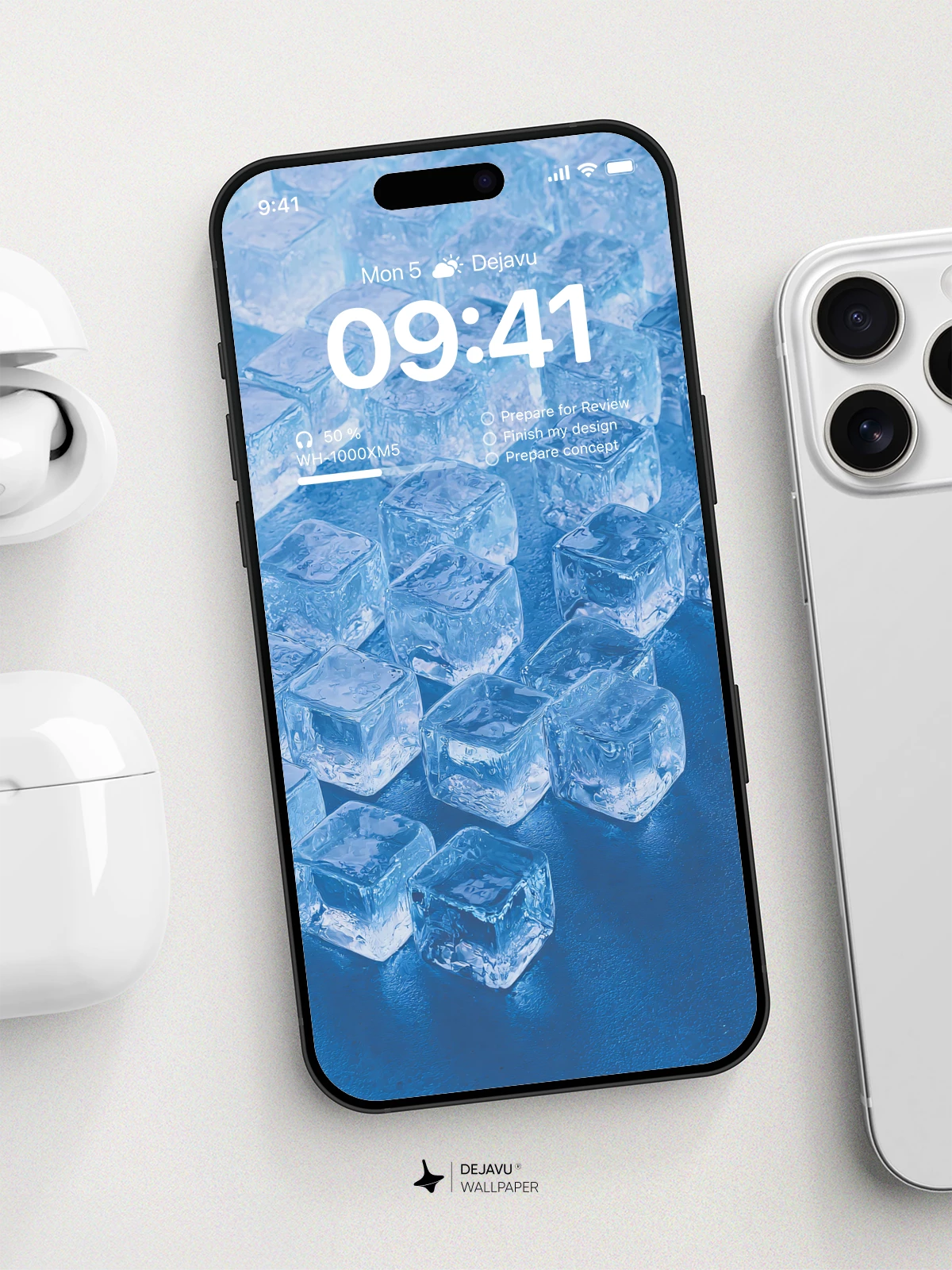 冰块壁纸4K 适用于iPhone锁屏