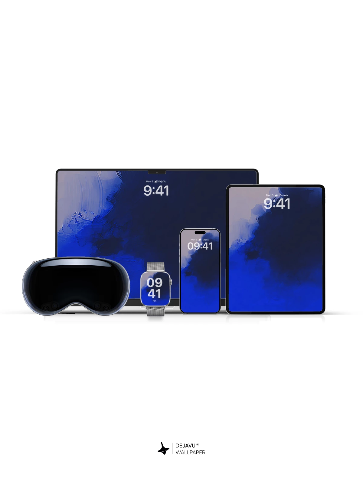 Blue Abstract Wallpaper 4K for Mobile Background