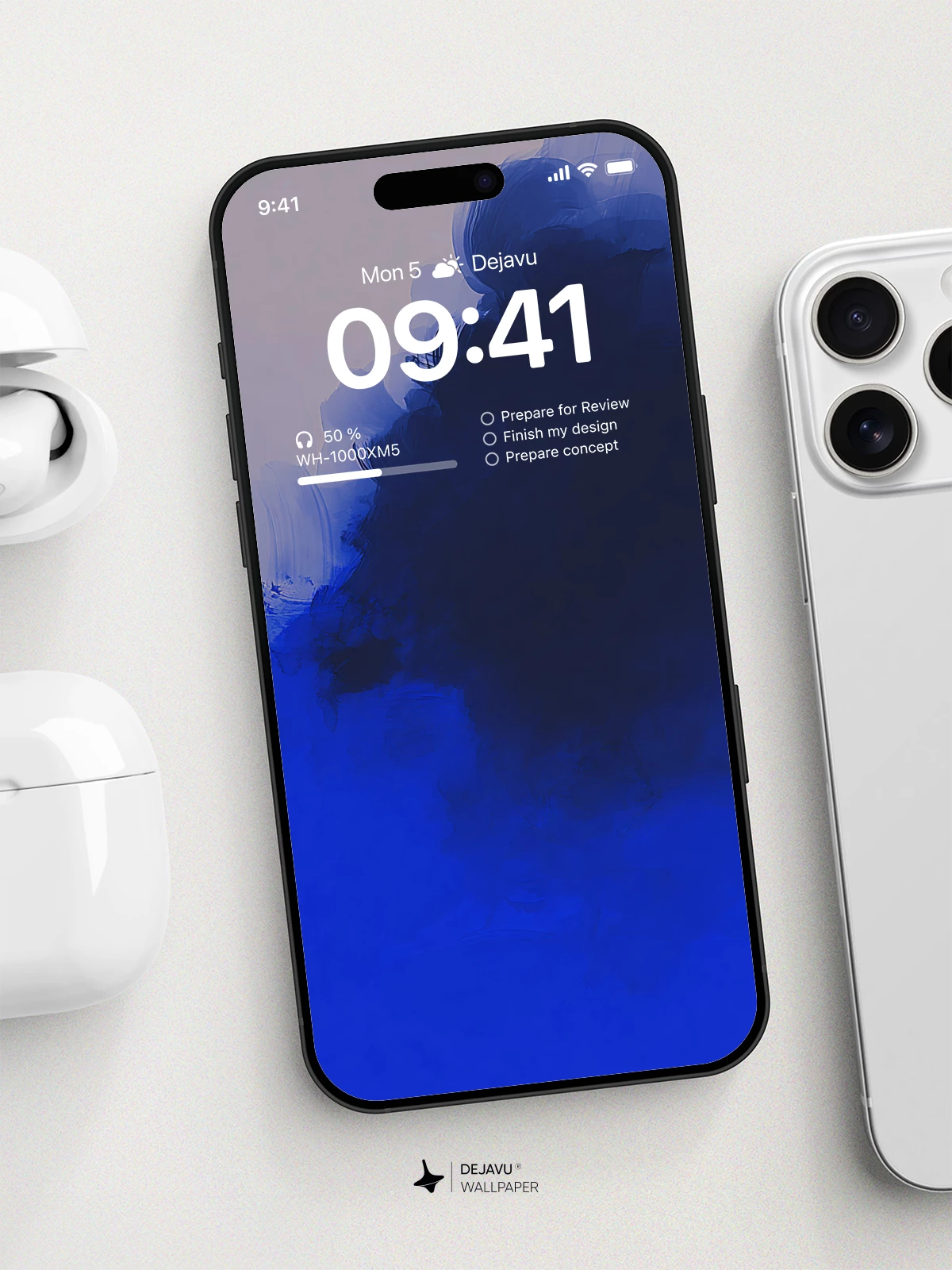 Blue Abstract Wallpaper 4K for Mobile Background