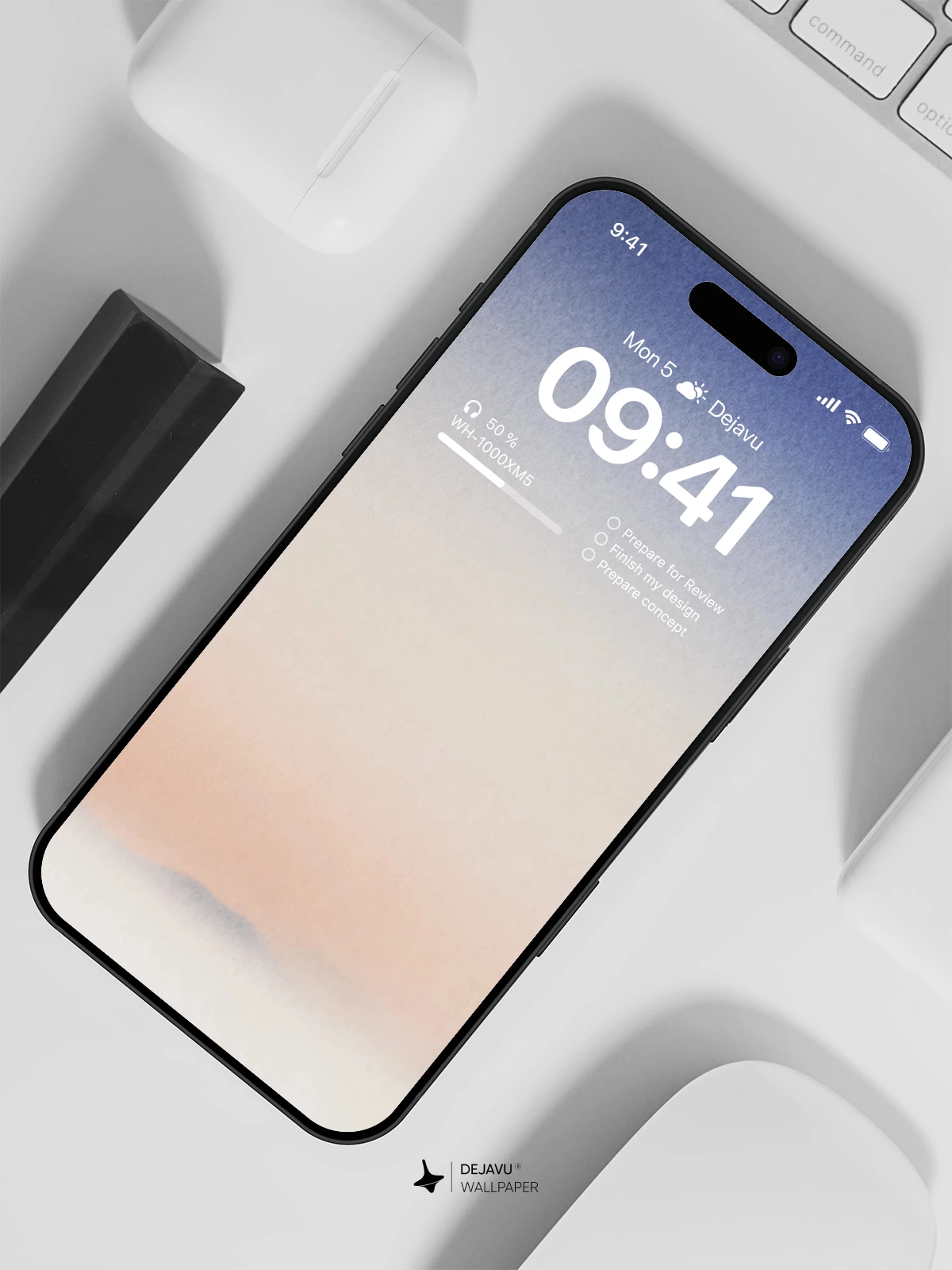 渐变色天空壁纸4K for iPhone Lock Screen