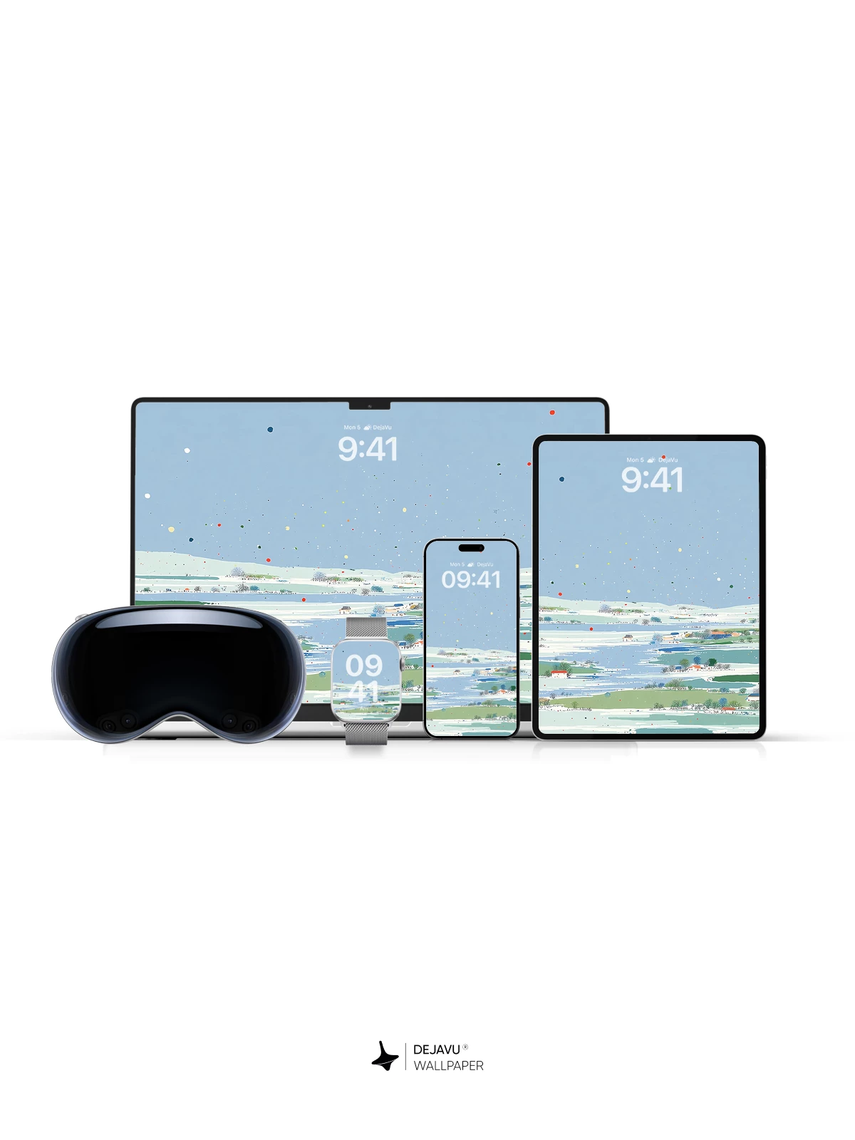 冬季风景壁纸 4K 适用于iPhone锁屏