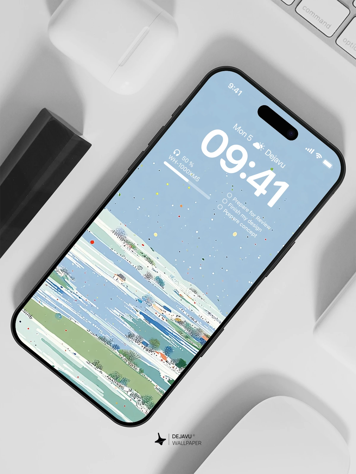冬季风景壁纸 4K 适用于iPhone锁屏