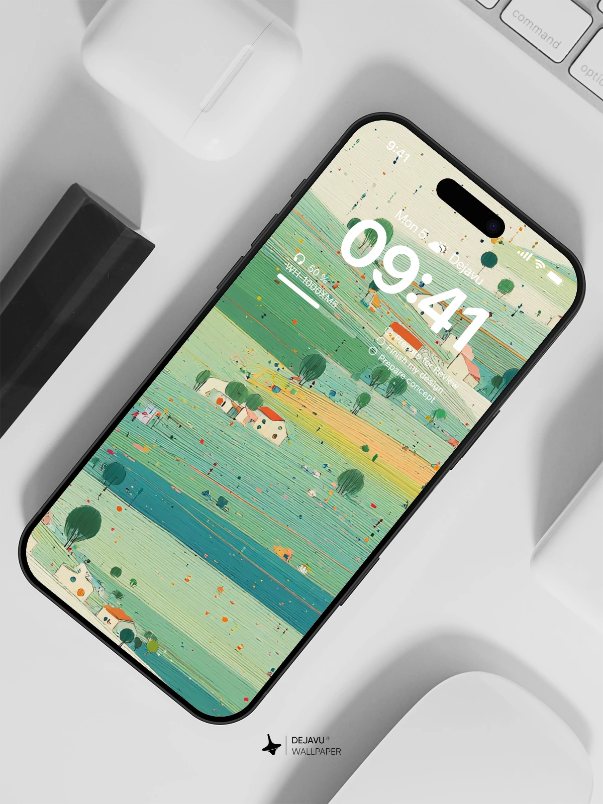 Countryside Landscape Wallpaper 4K for iPhone Lock Screen