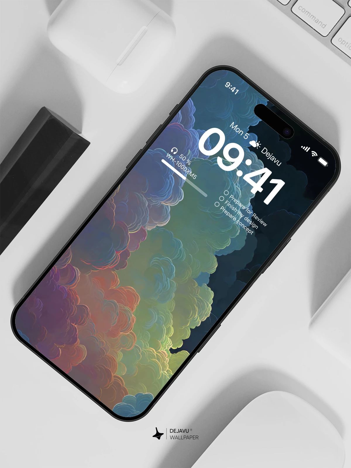 彩色云层渐变 Wallpaper 4K for iPhone Lock Screen