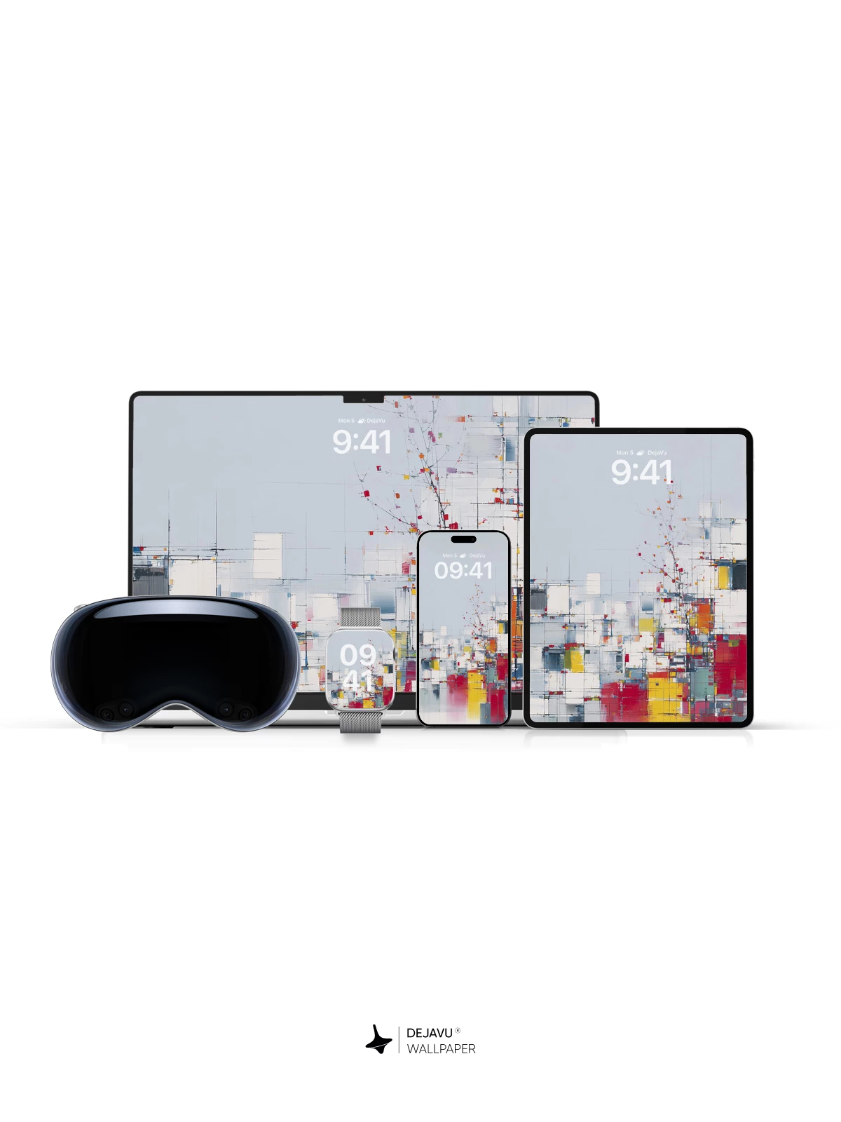 抽象几何壁纸4K iPhone锁屏