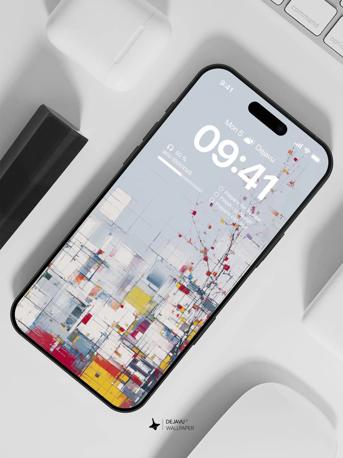 抽象几何壁纸4K iPhone锁屏