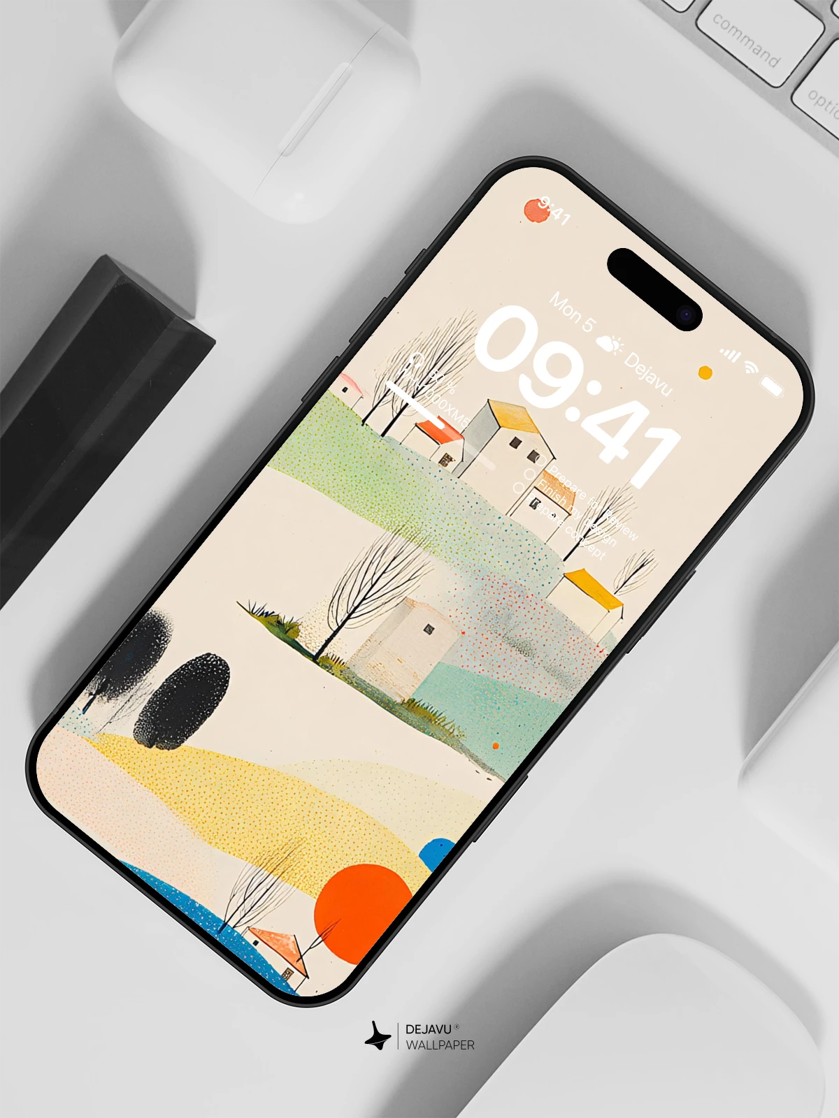 Abstract Minimalist Wallpaper 4K for iPhone Lock Screen