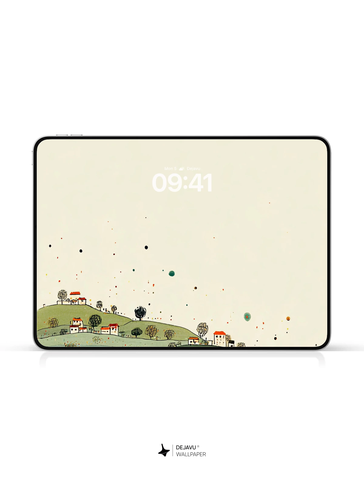 Village Landscape Wallpaper 4K for iPhone Lock Screen