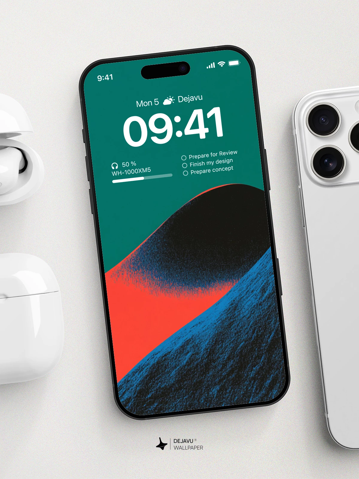 Minimalist Gradient Wallpaper 4K for iPhone Lock Screen