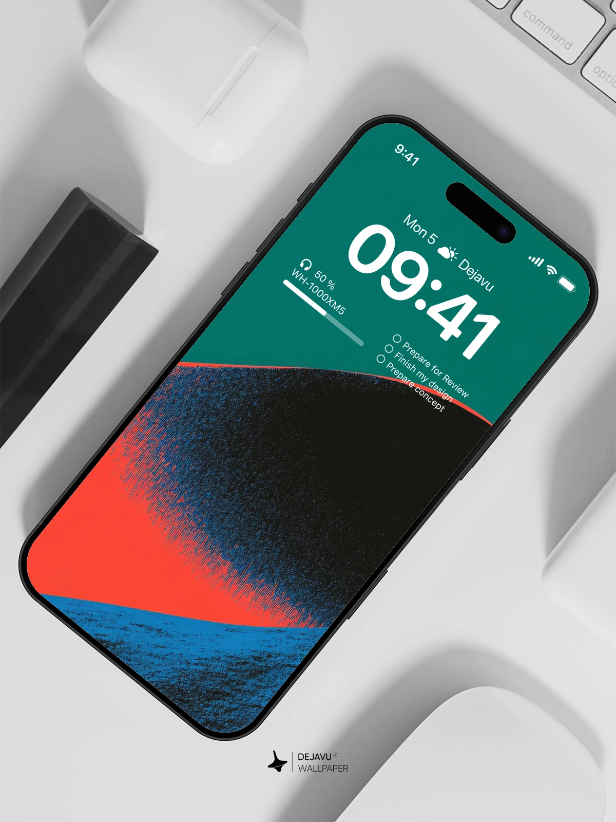 Minimalist Gradient Wallpaper 4K for iPhone Lock Screen