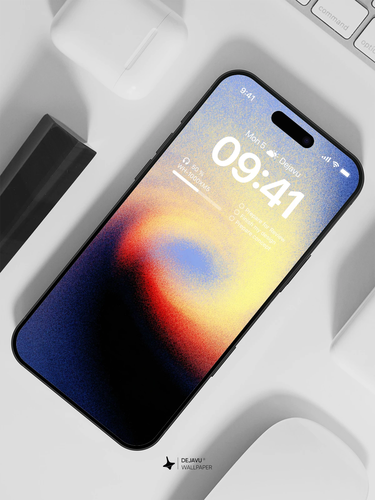 抽象螺旋渐变壁纸4K for iPhone Lock Screen