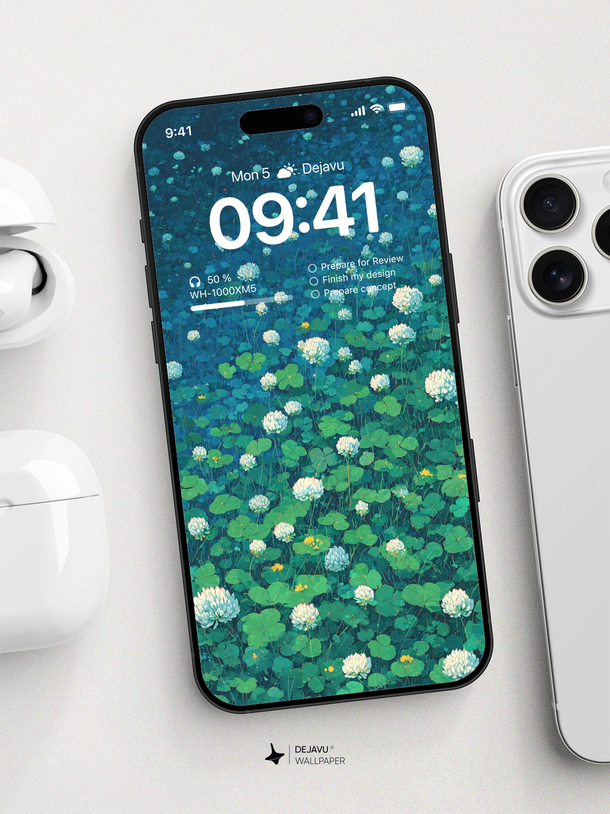 Clover Field Wallpaper 4K for iPhone Lock Screen