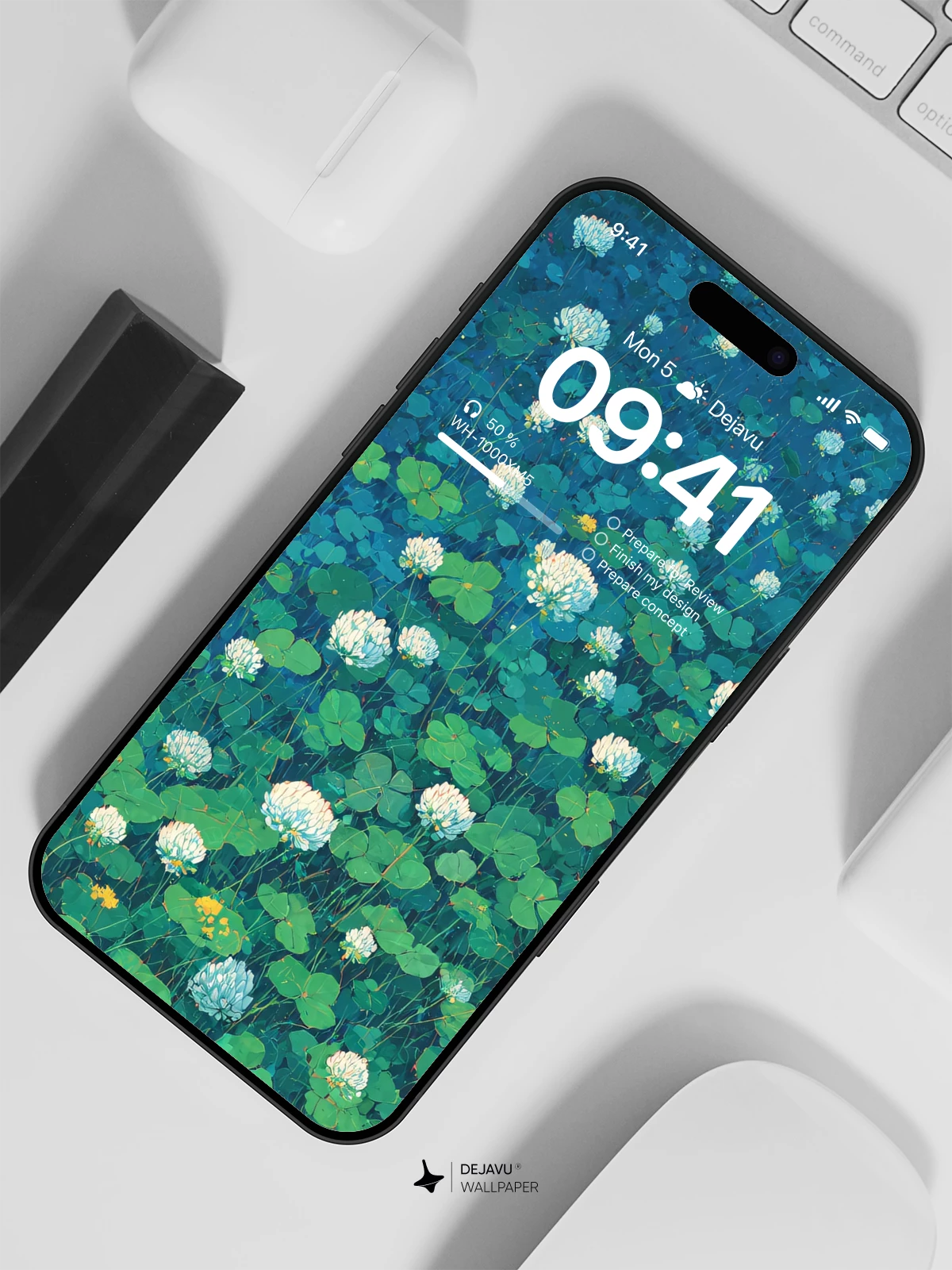 Clover Field Wallpaper 4K for iPhone Lock Screen