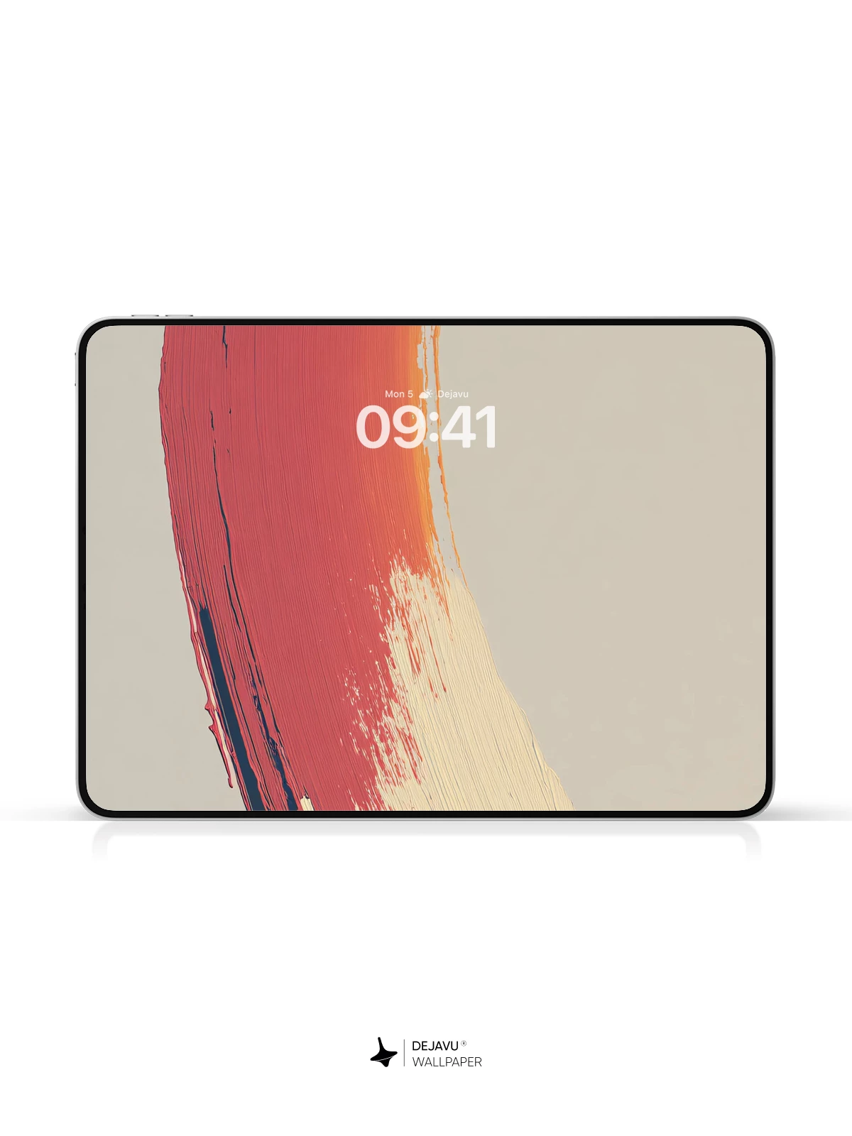 Abstract Red Gradient Wallpaper 4K for iPhone Lock Screen