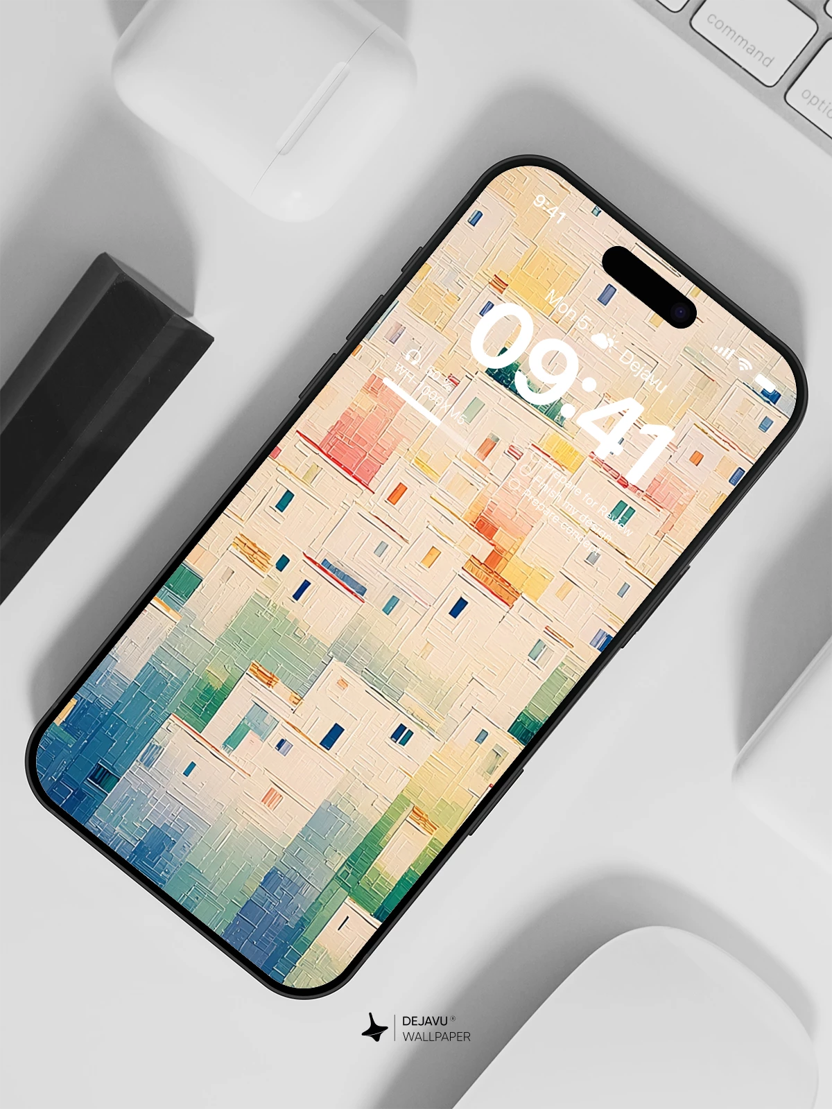 Abstract White Buildings Wallpaper 4K for Mobile Background