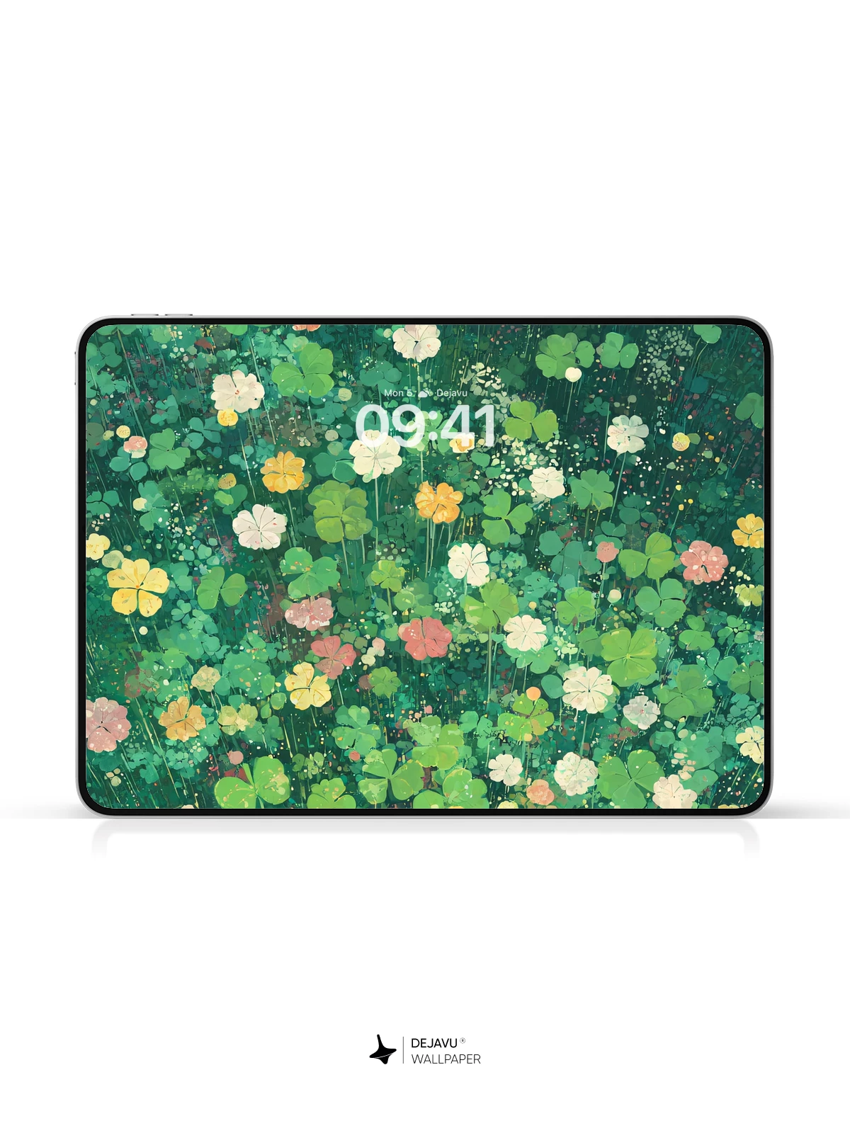 四叶草花朵壁纸 4K 用于iPhone锁屏