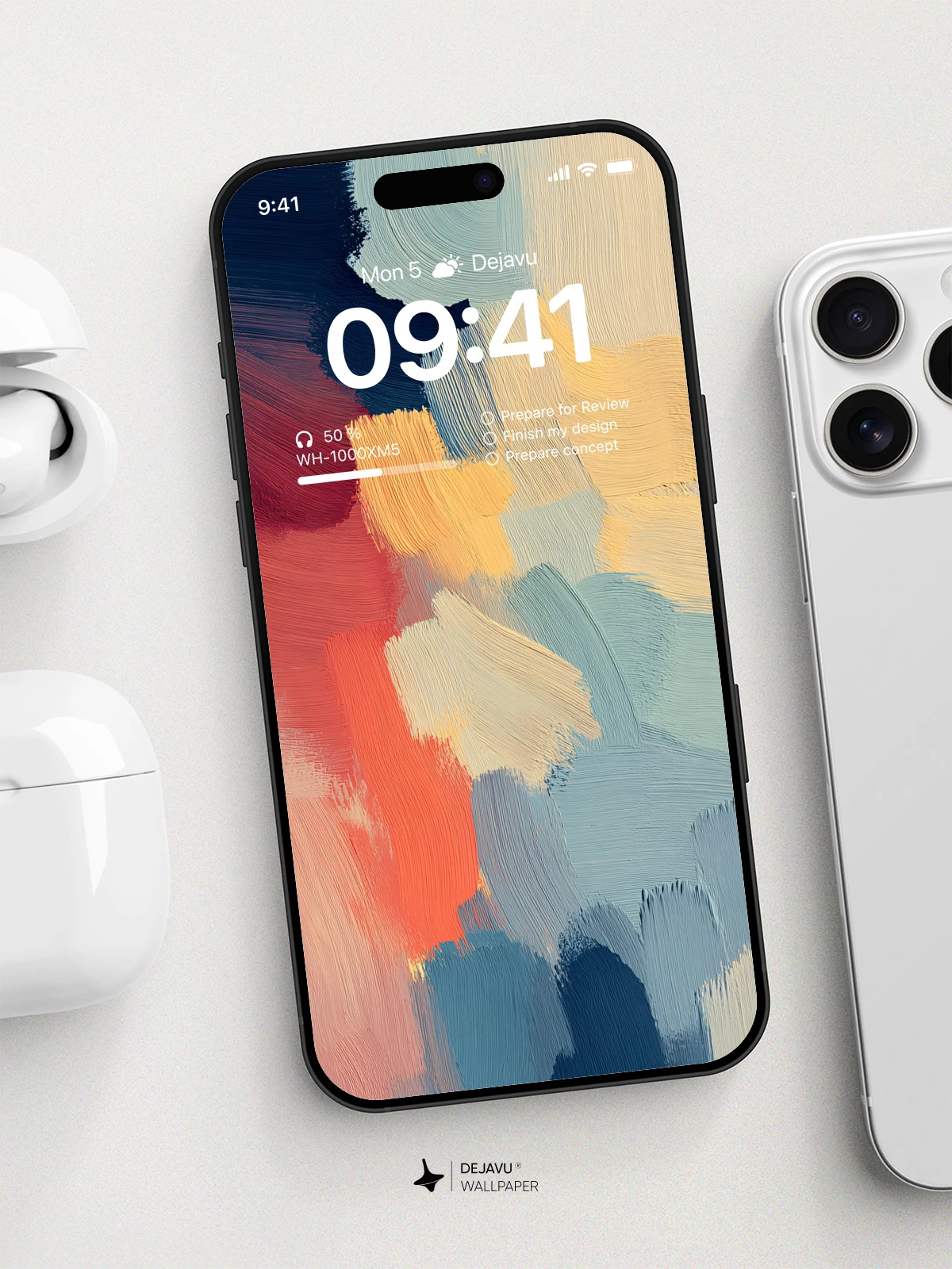 抽象色块壁纸4K for iPhone Lock Screen