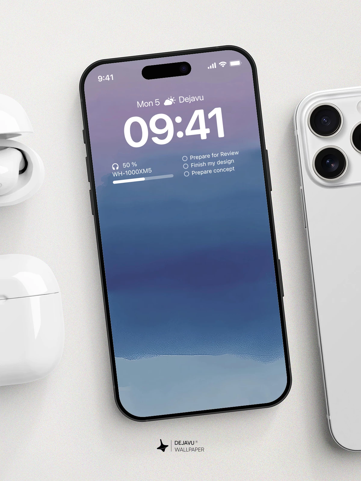 Abstract Gradient Wallpaper 4K for iPhone Lock Screen