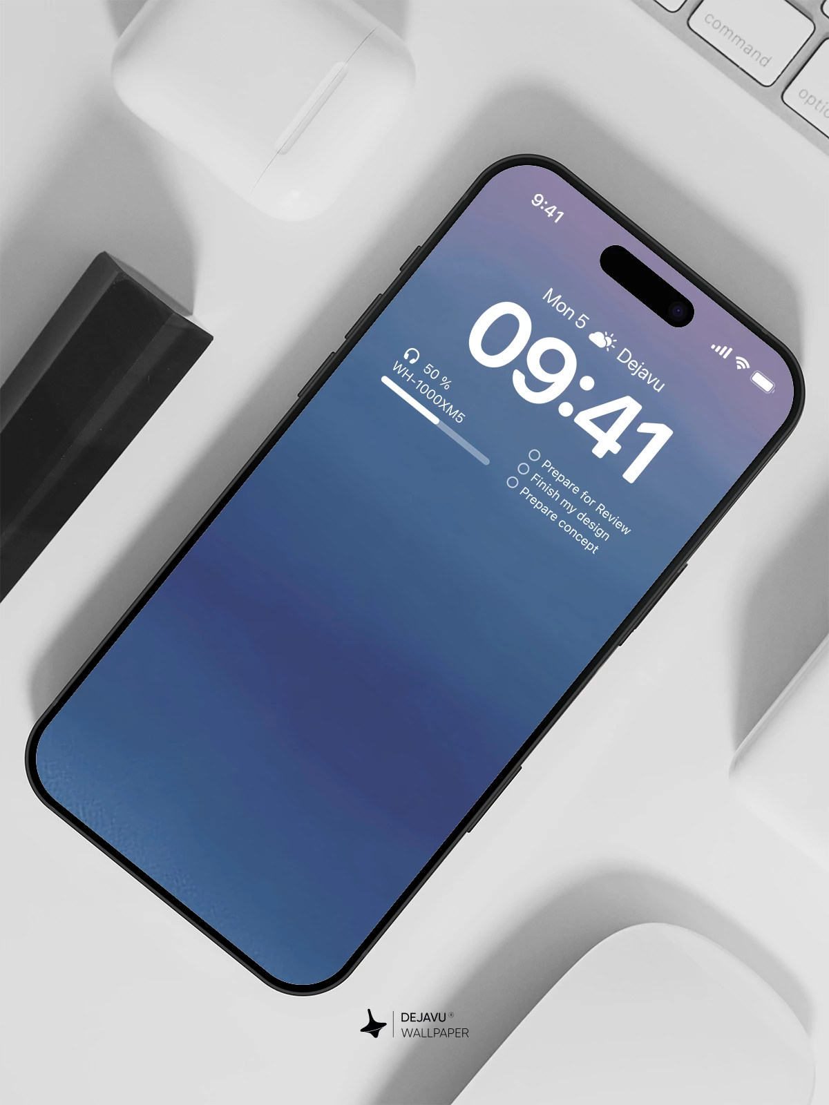 Abstract Gradient Wallpaper 4K for iPhone Lock Screen