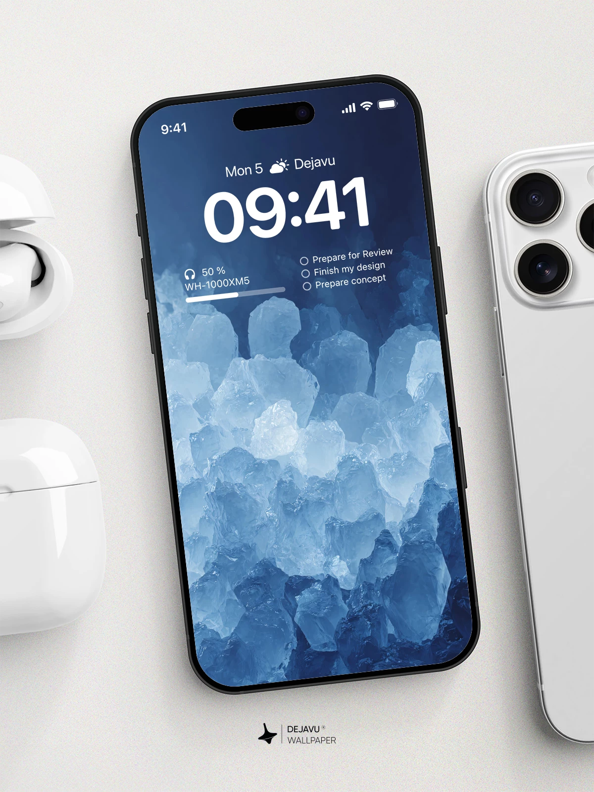 冰晶壁纸4K for iPhone Lock Screen
