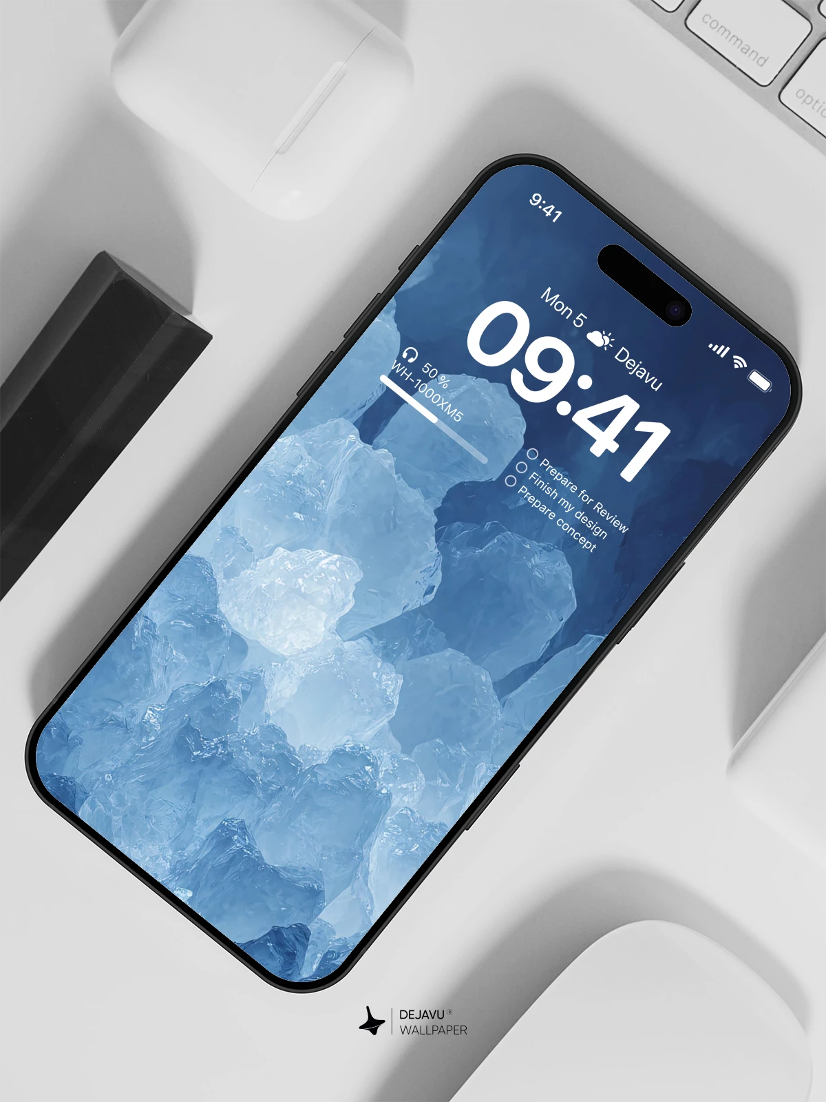 冰晶壁纸4K for iPhone Lock Screen