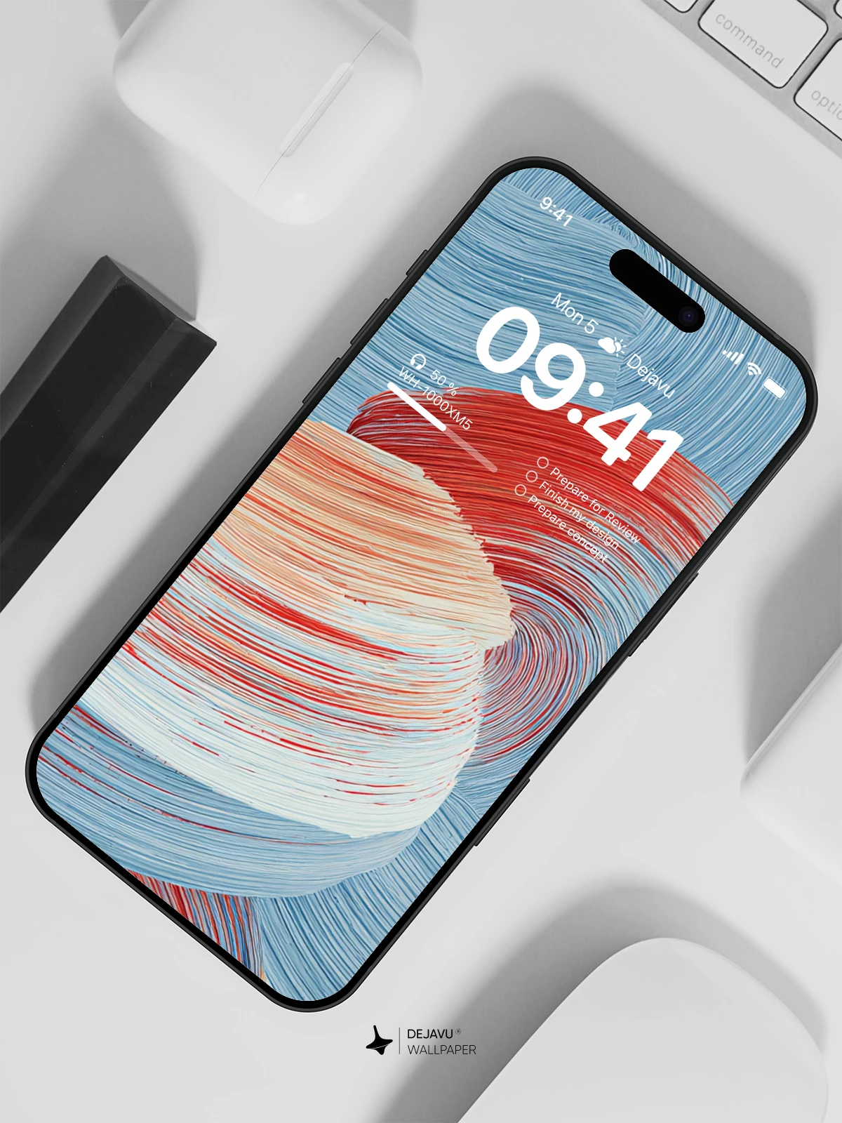 Abstract Swirl Wallpaper 4K HD Mobile Background