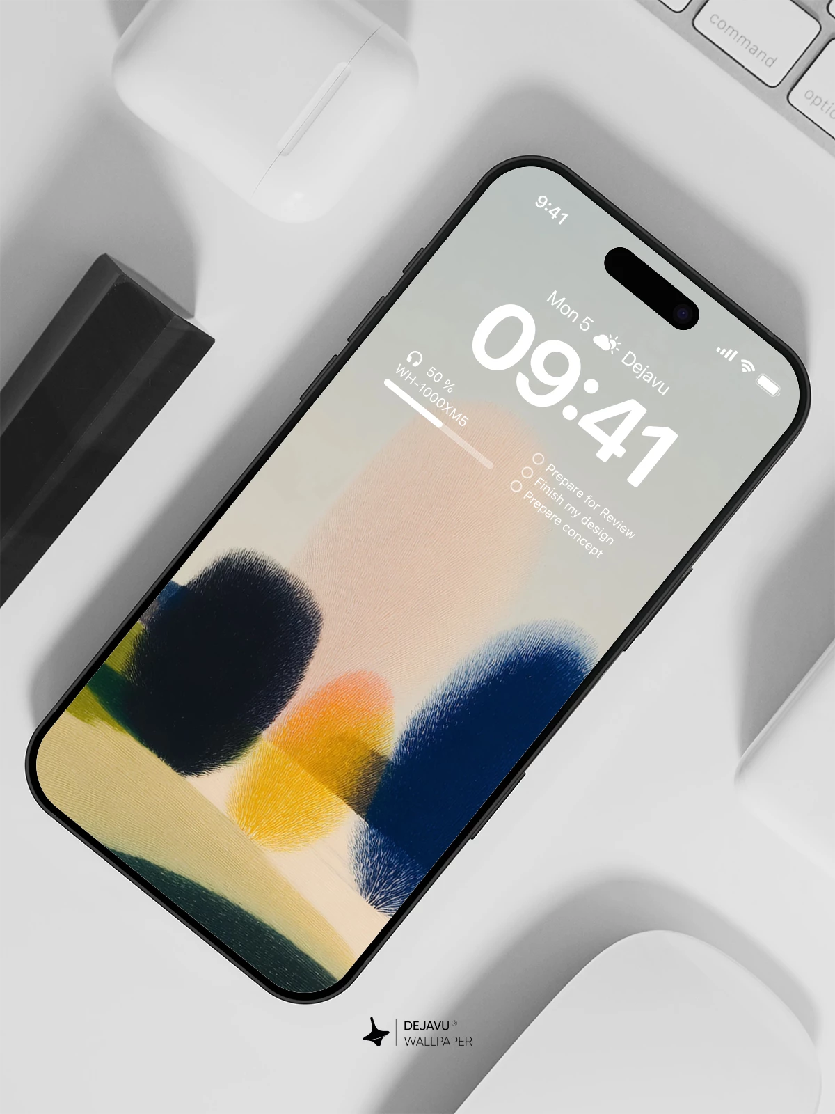 Abstract Landscape Wallpaper 4K for iPhone Lock Screen