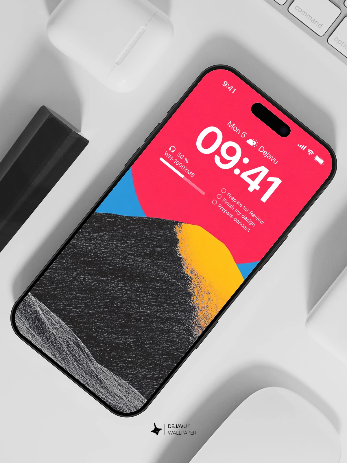 Sunset Mountain Wallpaper 4K for iPhone Lock Screen