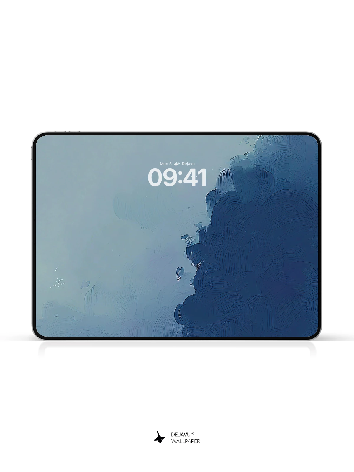 Blue Abstract Wallpaper 4K for iPhone Lock Screen