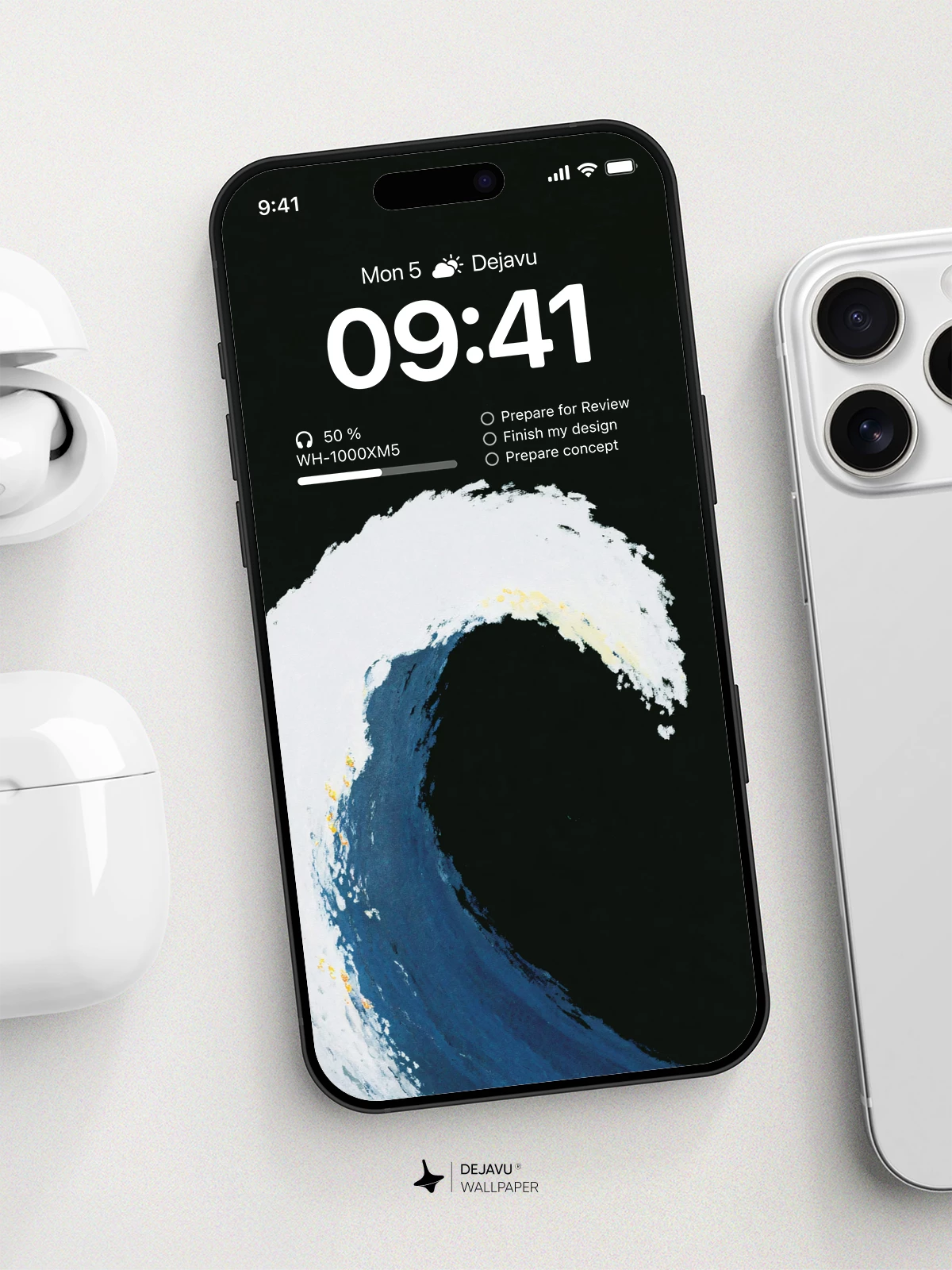 海浪壁纸4K for iPhone Lock Screen