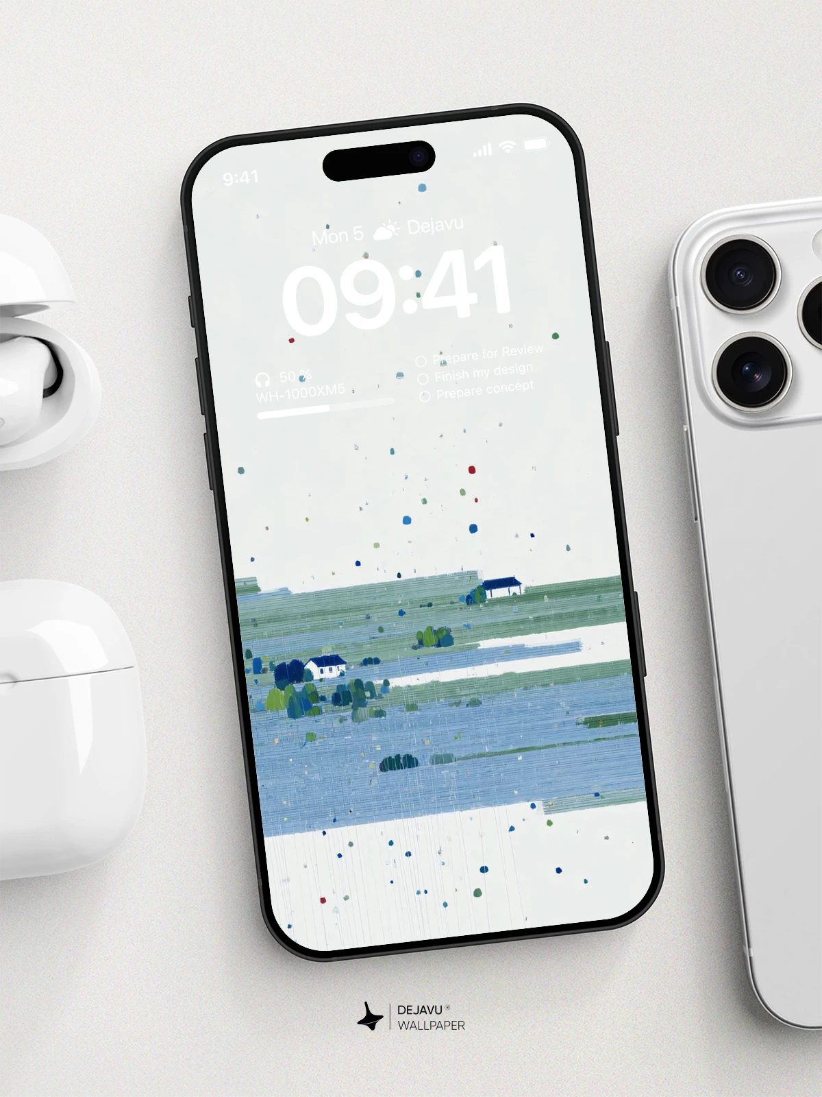 抽象点阵壁纸4K iPhone锁屏