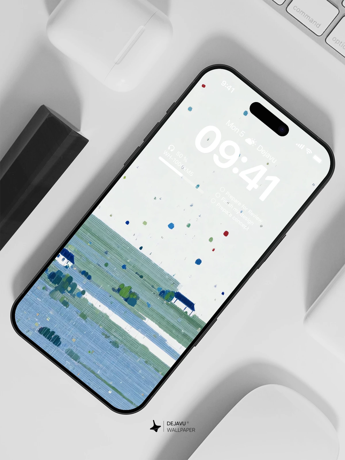 抽象点阵壁纸4K iPhone锁屏