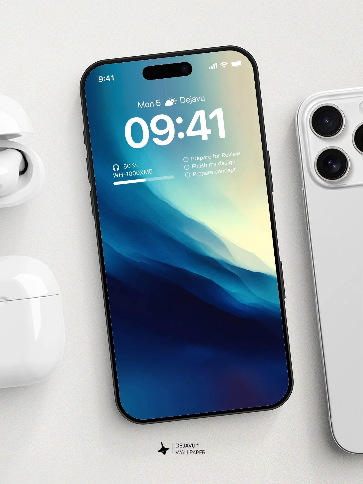 抽象渐变壁纸 4K 用于iPhone锁屏