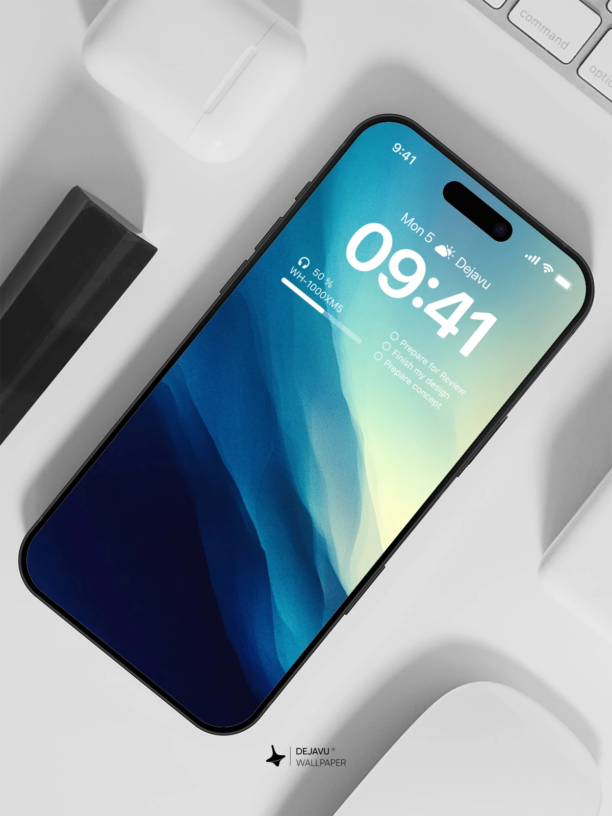 抽象渐变壁纸 4K 用于iPhone锁屏