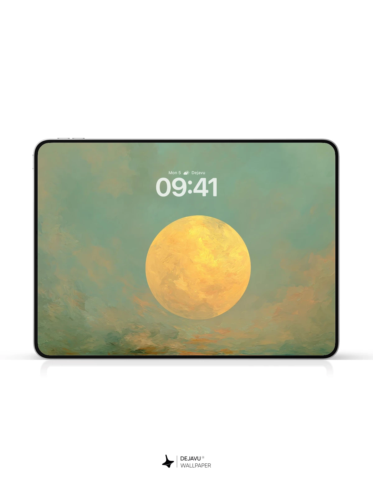 Yellow Moon Wallpaper 4K AMOLED Display Wallpaper