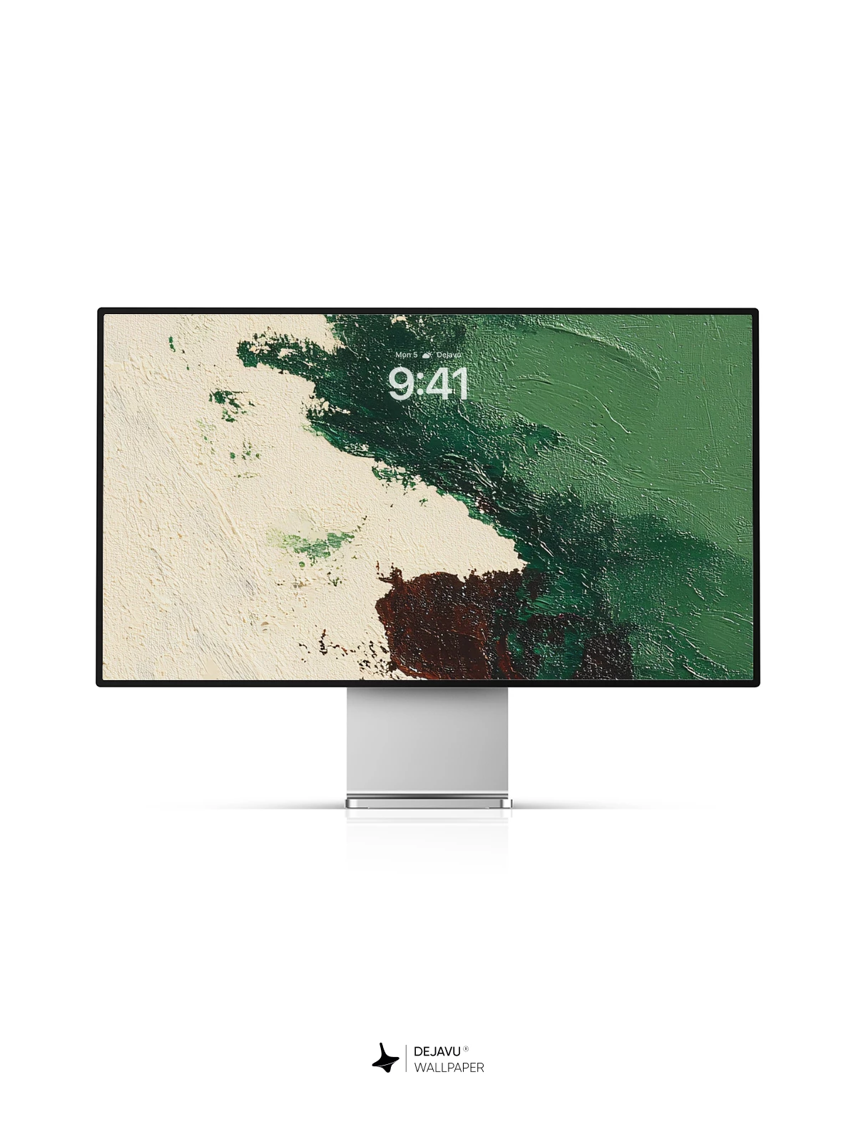 抽象绿色纹理壁纸 4K 用于iPhone锁屏