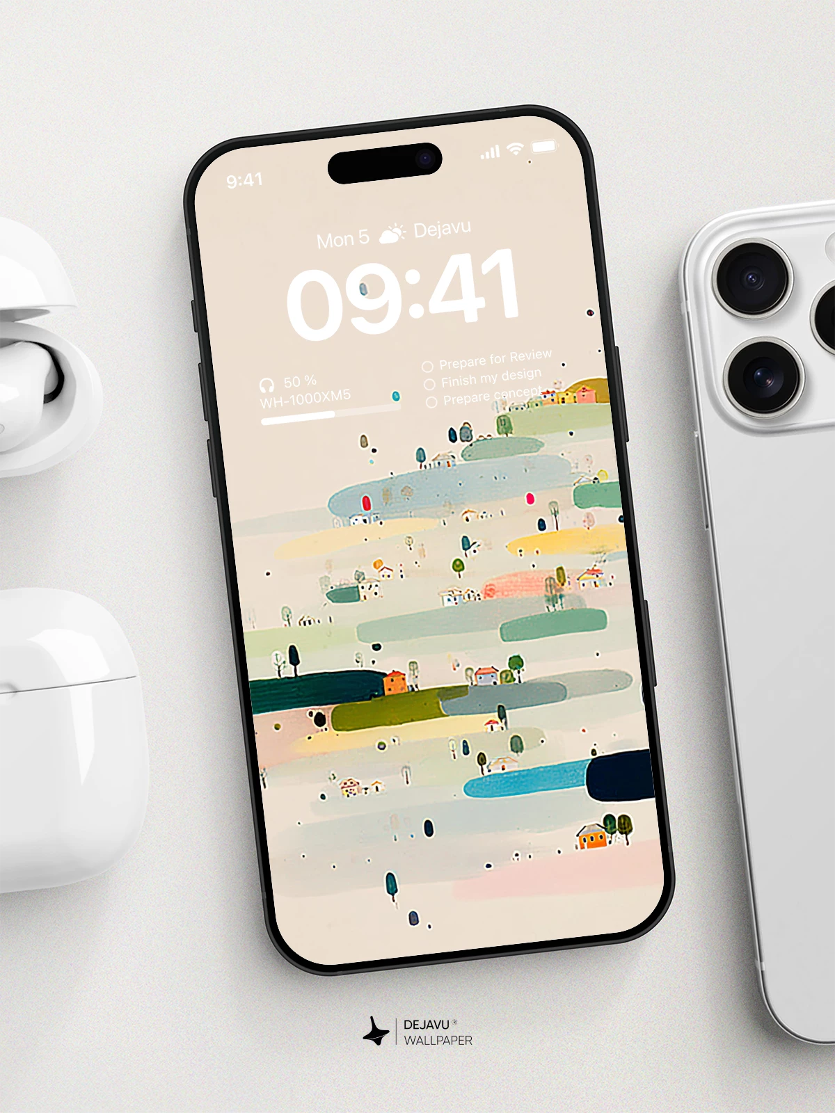 Minimal Abstract Wallpaper 4K for iPhone Lock Screen