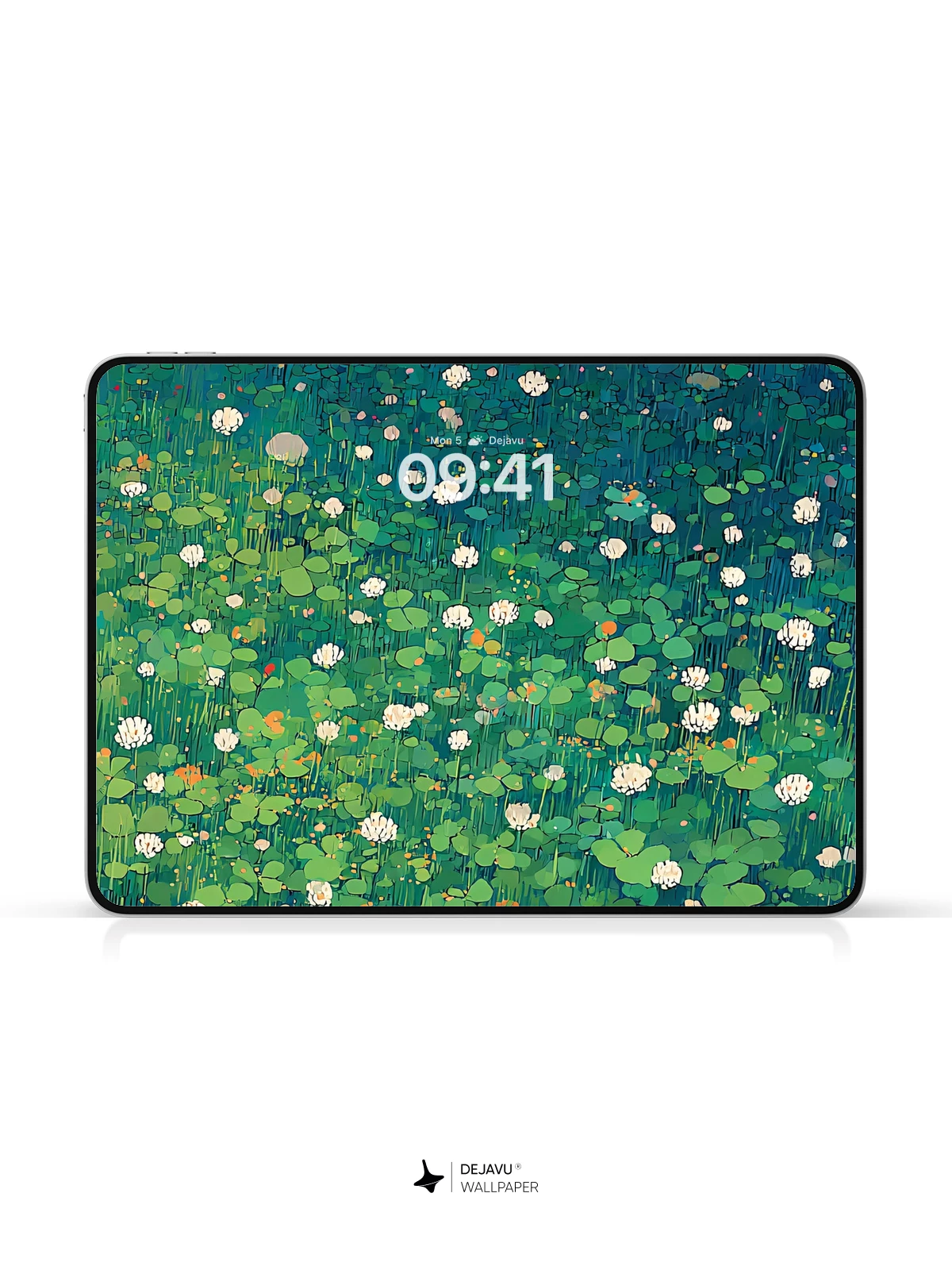 Clover Field 4K Wallpaper for iPhone Lock Screen