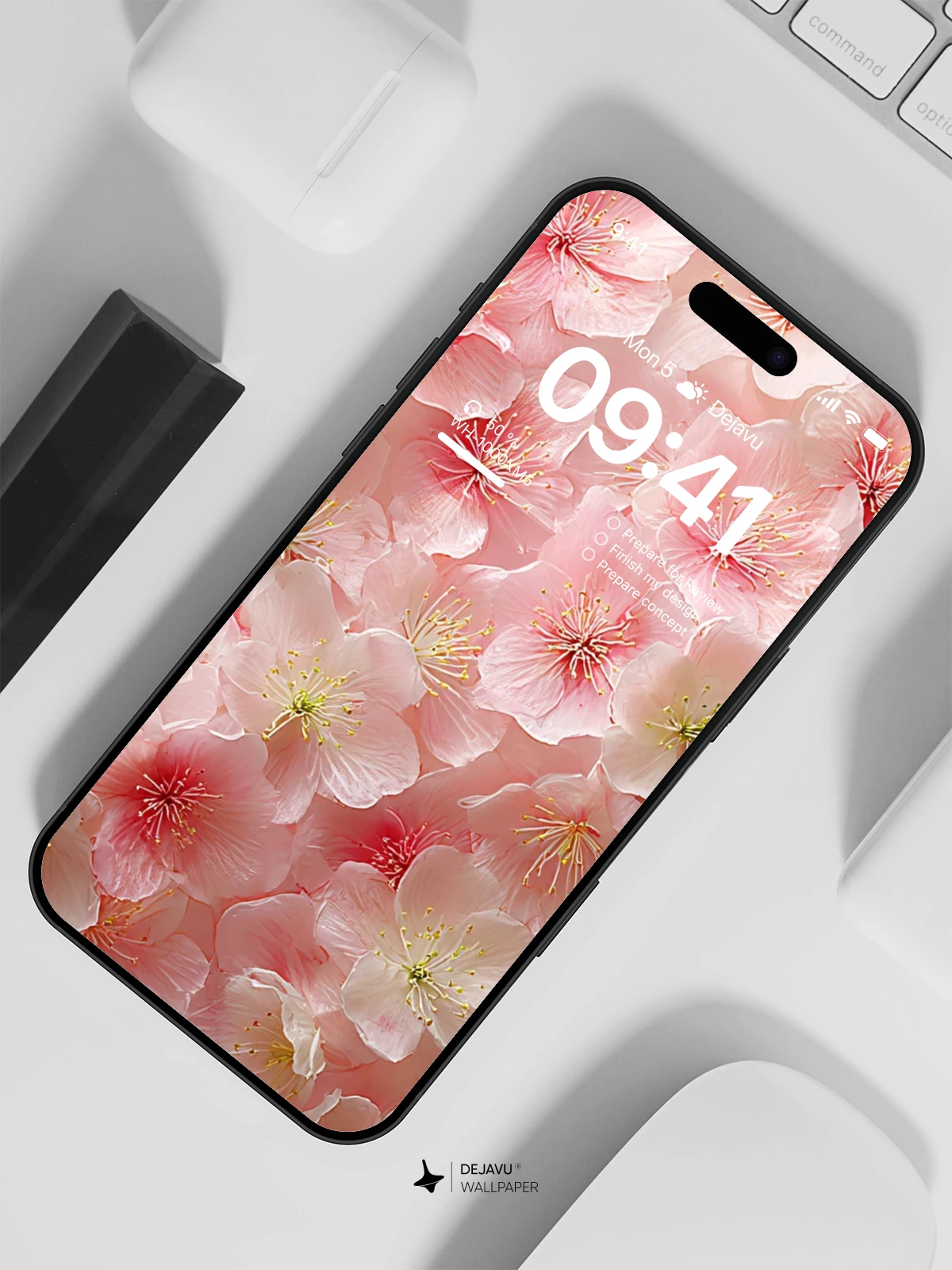樱花花瓣壁纸 4K 高清移动背景