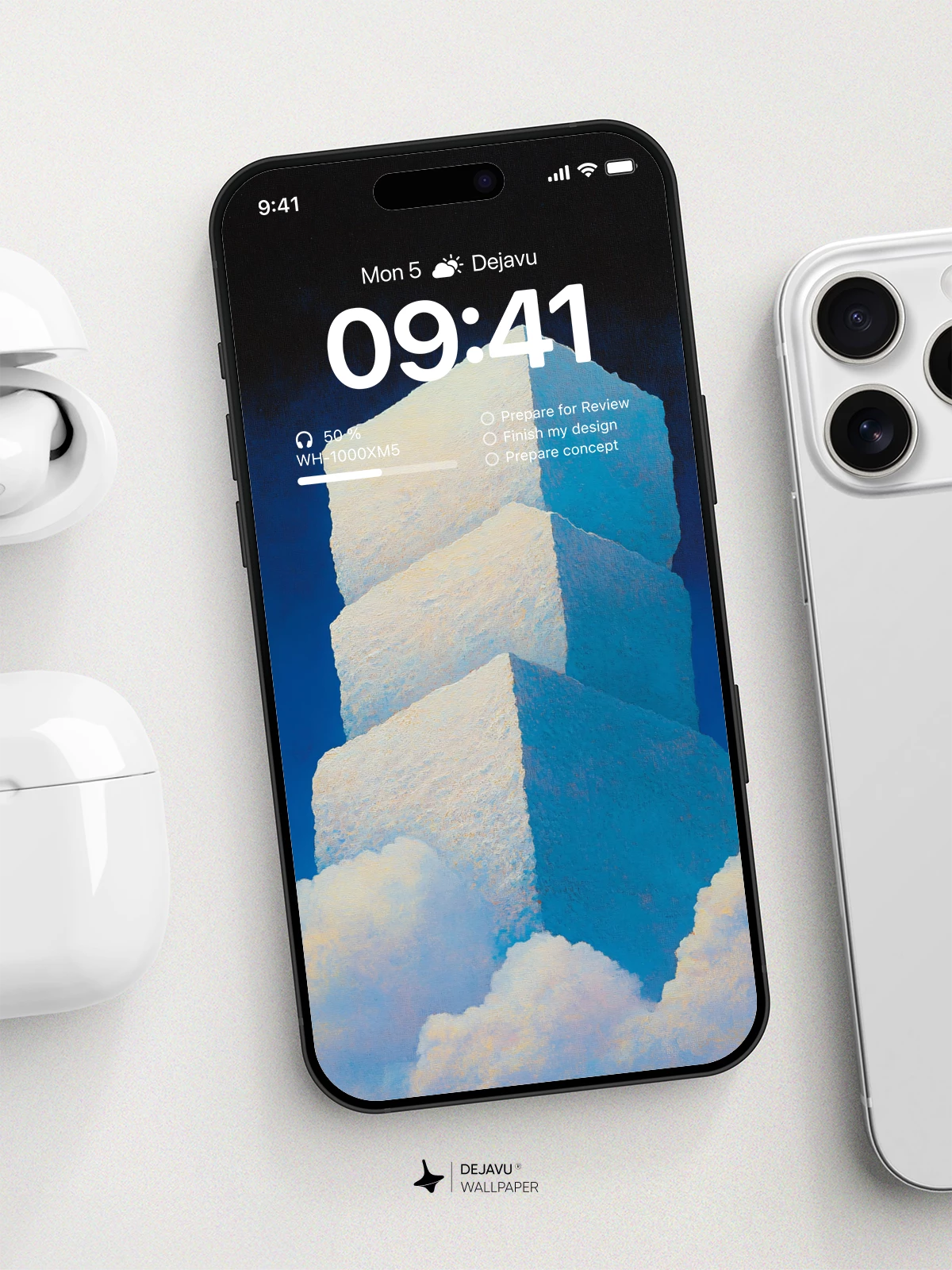 几何立方体壁纸 4K iPhone锁屏