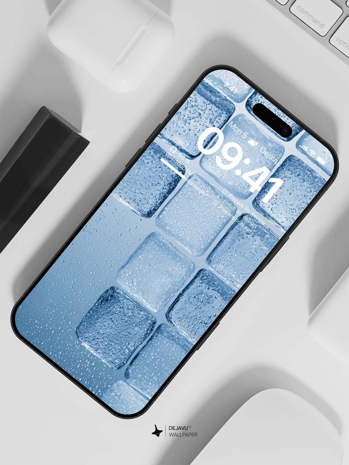 冰块壁纸4K for iPhone Lock Screen